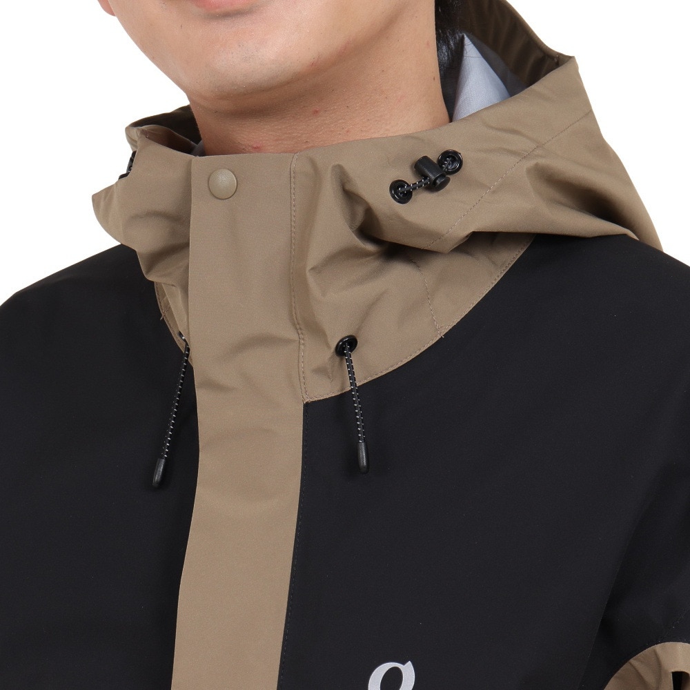 オンヨネ（ONYONE）（メンズ）コンバットレインジャケット ODJ95031 256009 BEIGE BLACK ベージュ×ブラック 収納袋付 防水