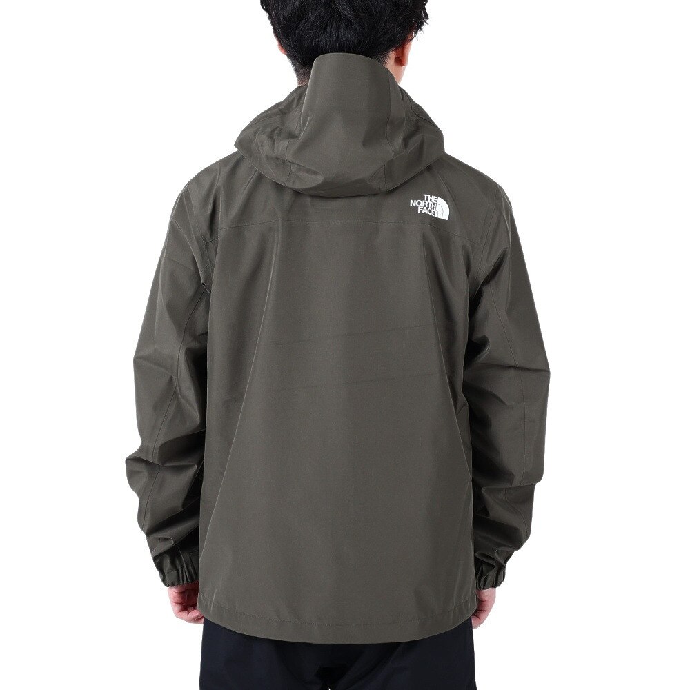 ノースフェイス(THE NORTH FACE)(メンズ)レインジャケット 雨具 防水 フューチャーライトドリズルジャケット NP12314 NT カーキ 収納袋付 防水ジャケット