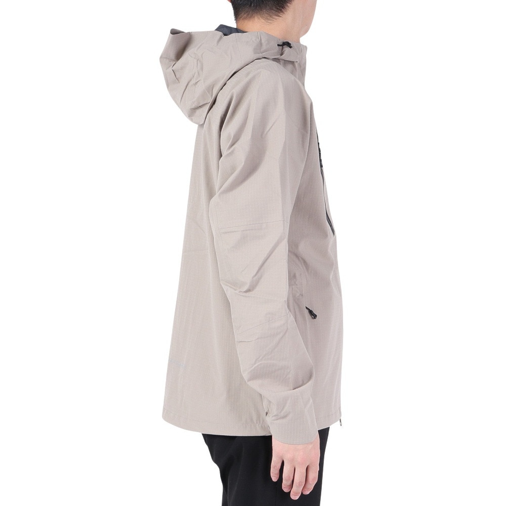ロジャーエーガー（ROGEREGGER）（メンズ）レインジャケット 雨具 防水 CLIMAセンサーライトジャケット RE23SHY5610024BEG ベージュ 収納袋付 撥水