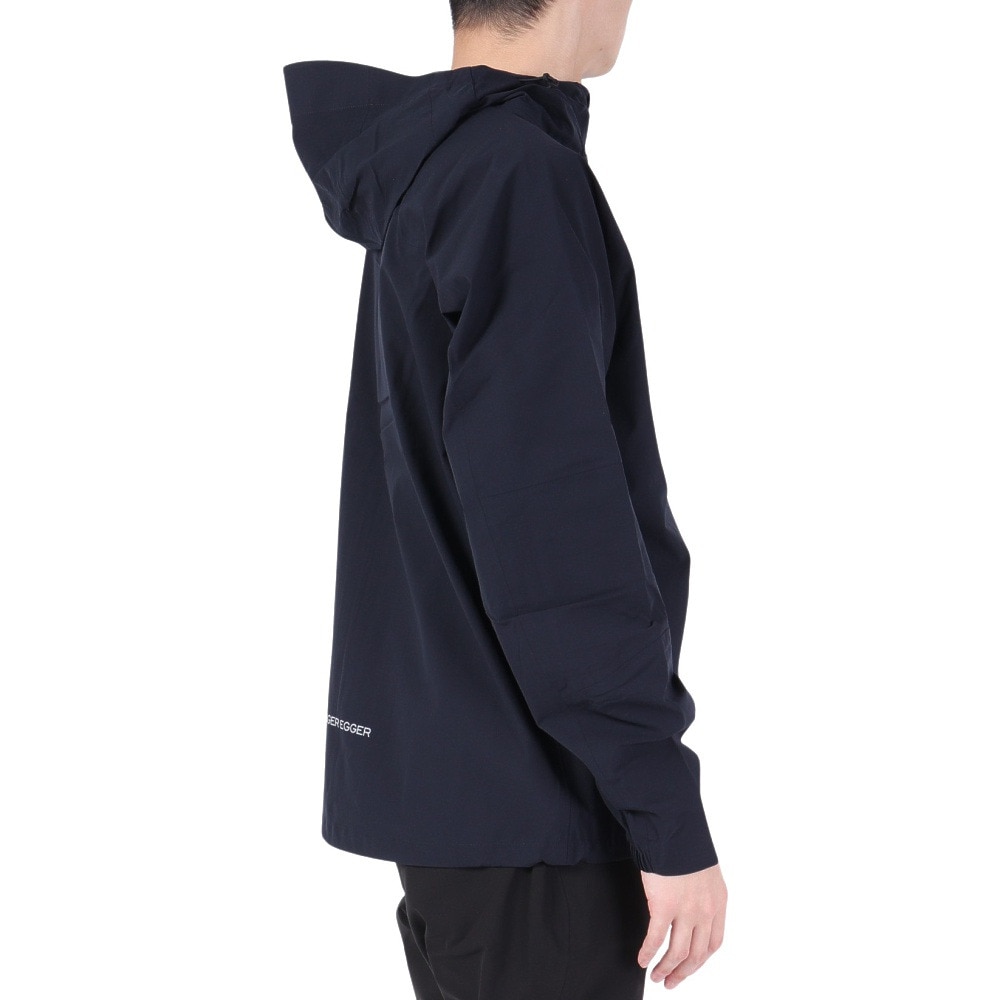 ロジャーエーガー（ROGEREGGER）（メンズ）レインジャケット 雨具 防水 CLIMAセンサーライトジャケット RE23SHY5610024NVY ネイビー 収納袋付 撥水