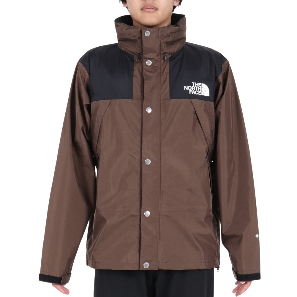 ノースフェイス（THE NORTH FACE）（メンズ）レインジャケット 雨具 防水 マウンテン レインテックスジャケット NP12333 SR  ブラウン 収納袋付