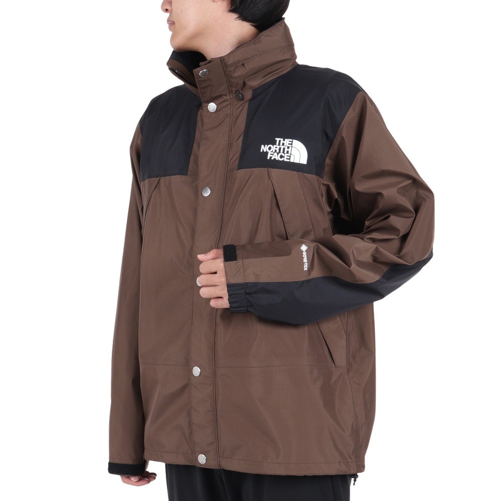 ノースフェイス（THE NORTH FACE）（メンズ）レインジャケット 雨具 防水 マウンテン レインテックスジャケット NP12333 SR  ブラウン 収納袋付