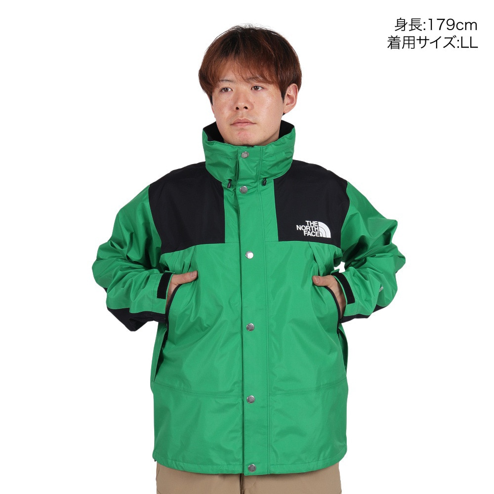 ザ・ノース・フェイス（THE NORTH FACE）（メンズ）レインジャケット 雨具 防水 マウンテンレインテックスジャケット NP12333 OE グリーン 収納袋付