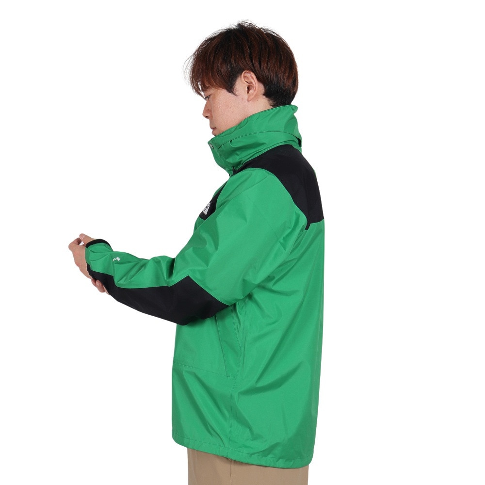 ザ・ノース・フェイス（THE NORTH FACE）（メンズ）レインジャケット 雨具 防水 マウンテンレインテックスジャケット NP12333 OE グリーン 収納袋付