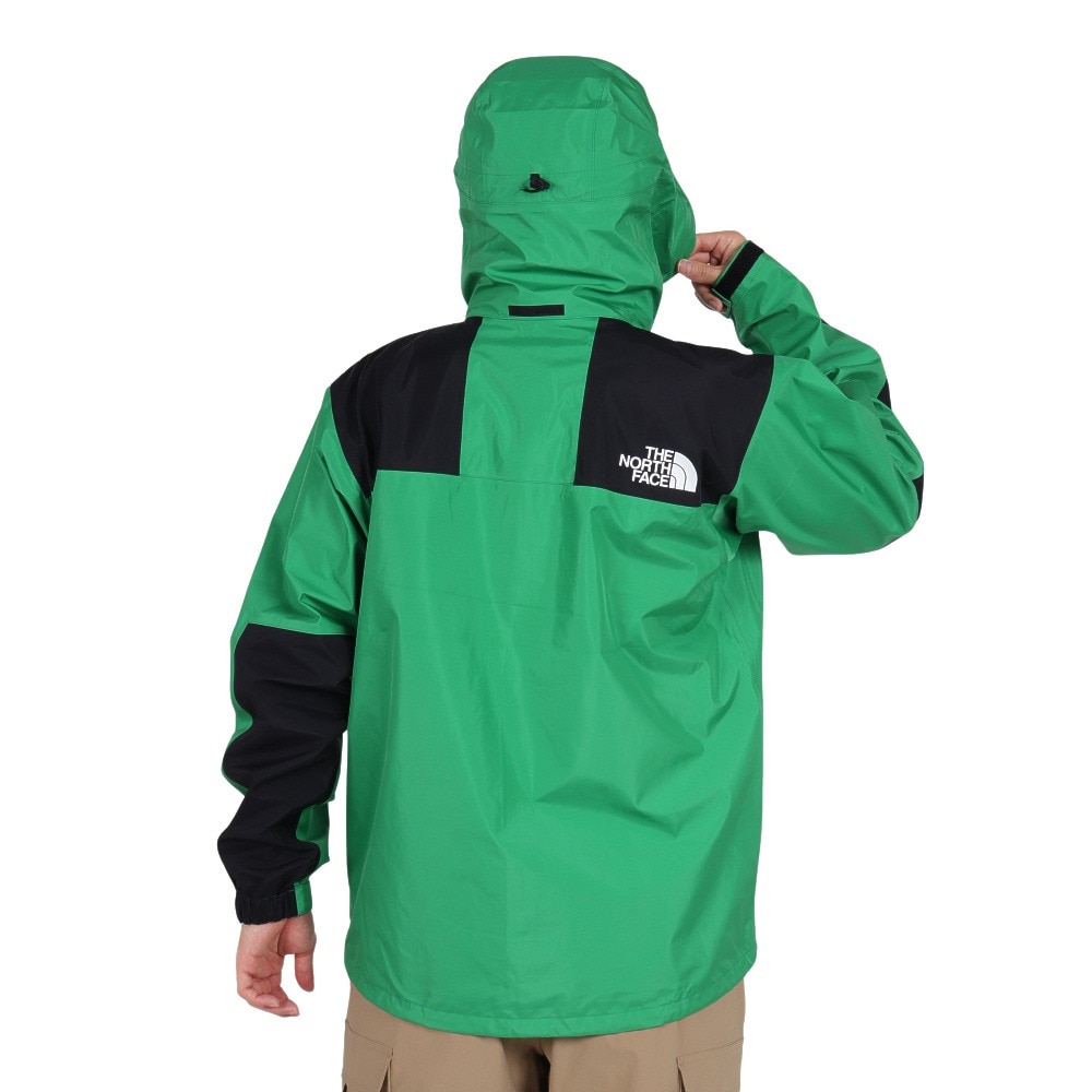 ザ・ノース・フェイス（THE NORTH FACE）（メンズ）レインジャケット 雨具 防水 マウンテンレインテックスジャケット NP12333 OE グリーン 収納袋付