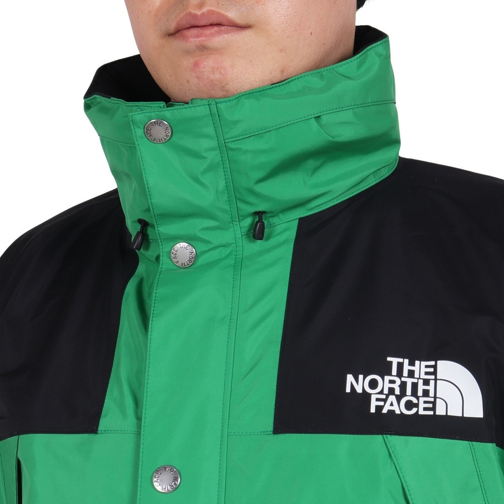 ノースフェイス（THE NORTH FACE）（メンズ）レインジャケット 雨具 防水 マウンテンレインテックスジャケット NP12333 OE グリーン 収納袋付