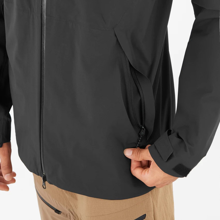 サロモン（SALOMON）（メンズ）レインウェア 雨具 防水透湿 シェルジャケット OUTERPATH 2.5L LC2211400