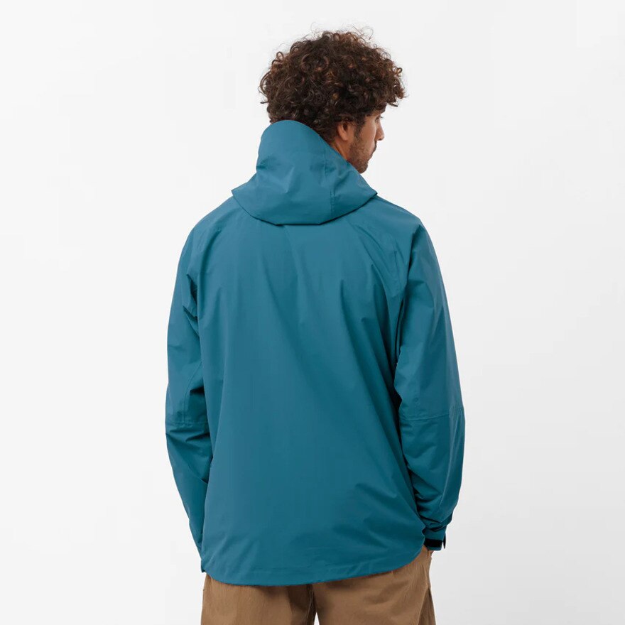 サロモン（SALOMON）（メンズ）レインジャケット 雨具 防水 OUTERPATH 2.5L WATERPROOF シェルジャケット