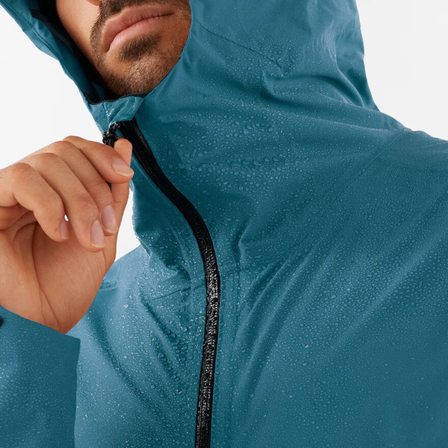 サロモン（SALOMON）（メンズ）レインジャケット 雨具 防水 OUTERPATH 2.5L WATERPROOF シェルジャケット