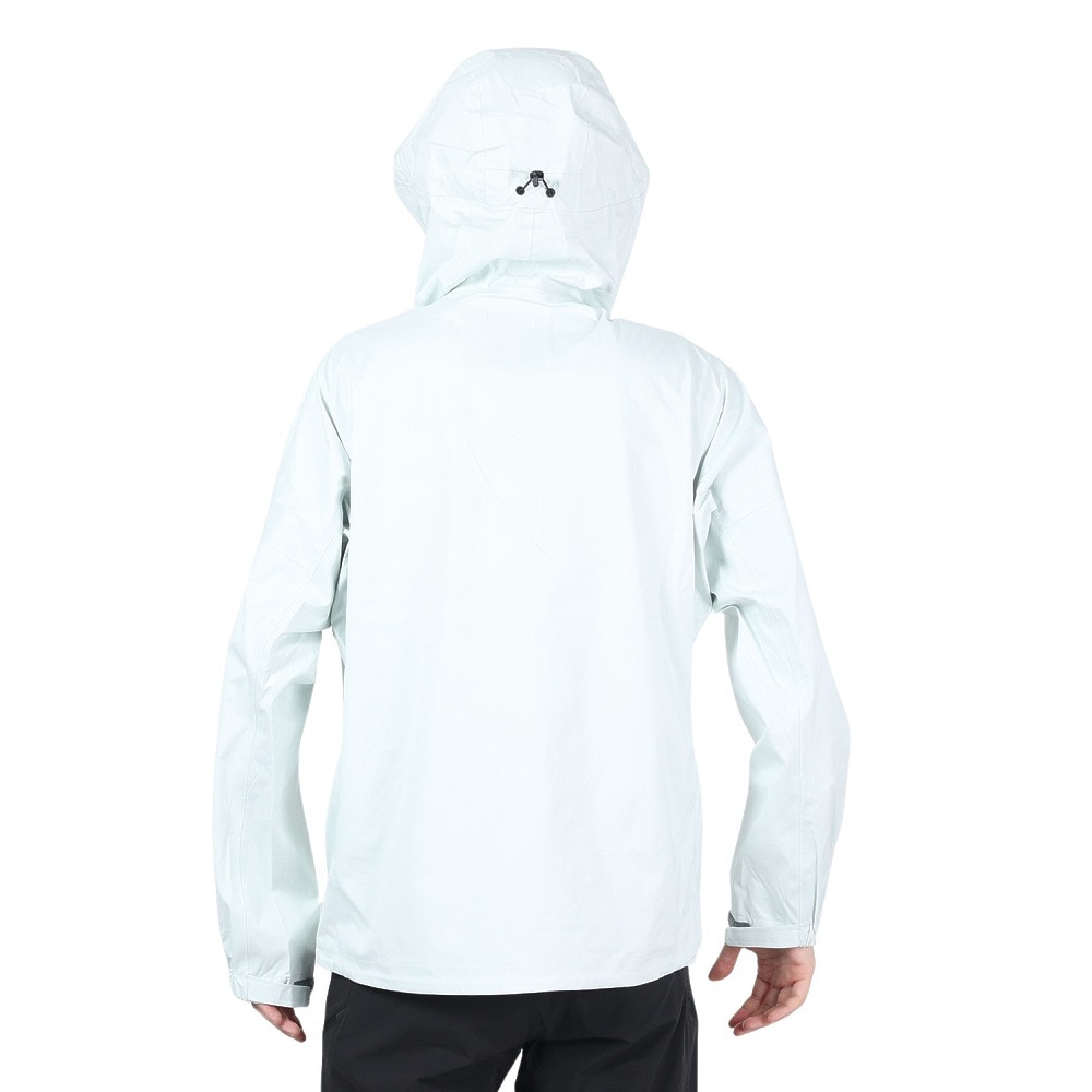 POLEWARDS（メンズ）レインウェア 雨具 防水 デュアルフォース ストレッチ レインジャケット PW2RJS05 IVO アイボリー