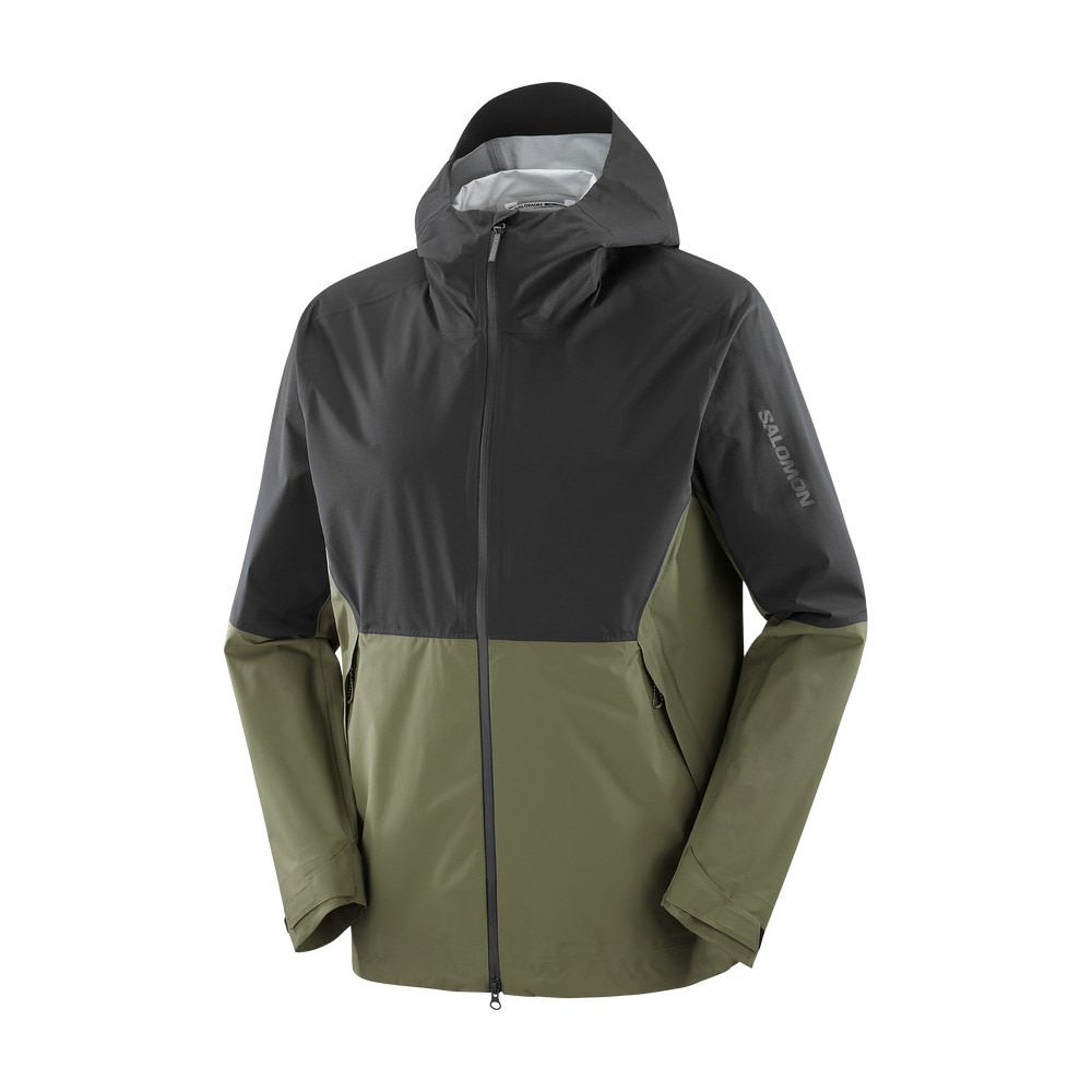 サロモン（SALOMON）（メンズ）レインジャケット 雨具 防水 OUTERPATH 2.5L LC2473200