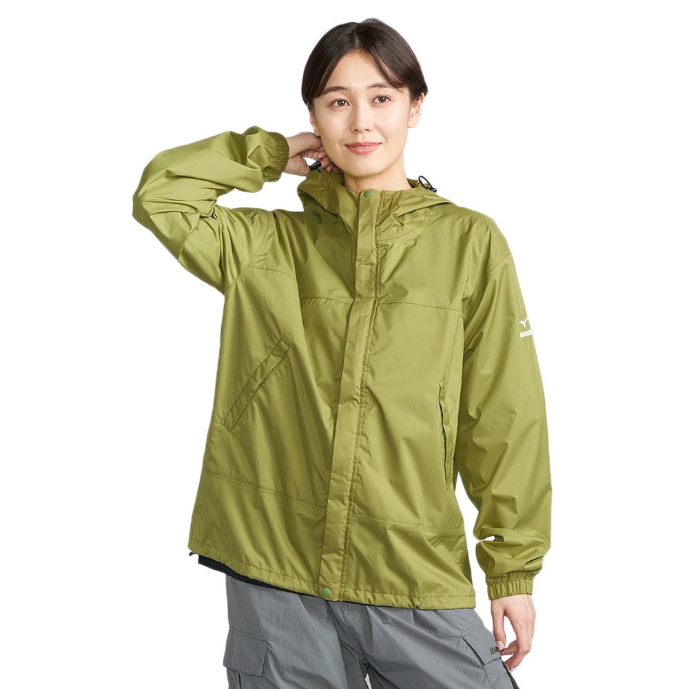 ミズノ（MIZUNO）（メンズ、レディース）雨具 防水 ベルグテックアクアブロックレインジャケット B2JE0A0137