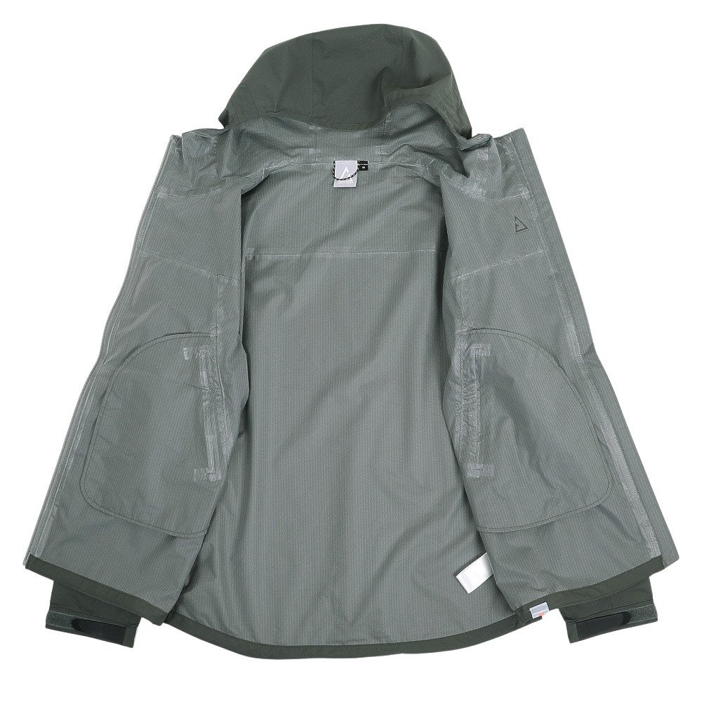 ロジャーエーガー（ROGEREGGER）（メンズ）レインジャケット 雨具 防水 エアフローレインジャケット RE26SXL5610028 DGRY