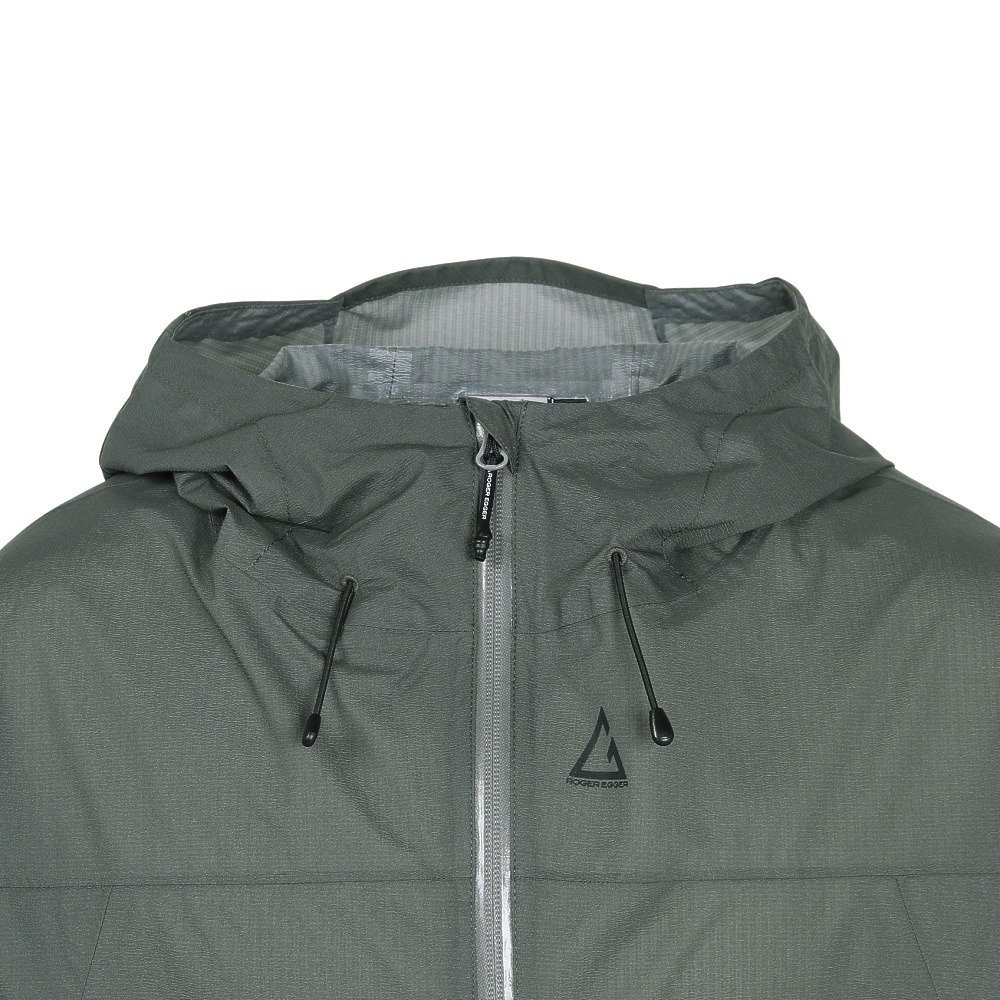 ロジャーエーガー（ROGEREGGER）（メンズ）レインジャケット 雨具 防水 エアフローレインジャケット RE26SXL5610028 DGRY