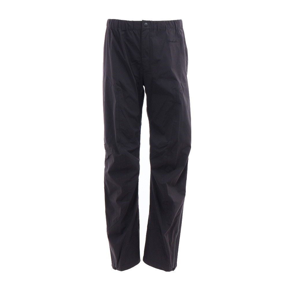 ホールアース（Whole Earth）（メンズ）ストレッチレインパンツ ブラック WE21JD11BLK レインウェア 防水 アウトドア キャンプ  レジャー 登山 雨具 黒 アウトドア・キャンプ用品はエルブレス