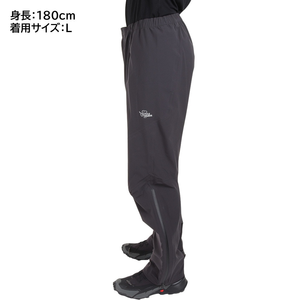 POLEWARDS（メンズ）レインパンツ デュアルフォース ストレッチパンツ PW2KJD01 BLK ブラック 収納袋付