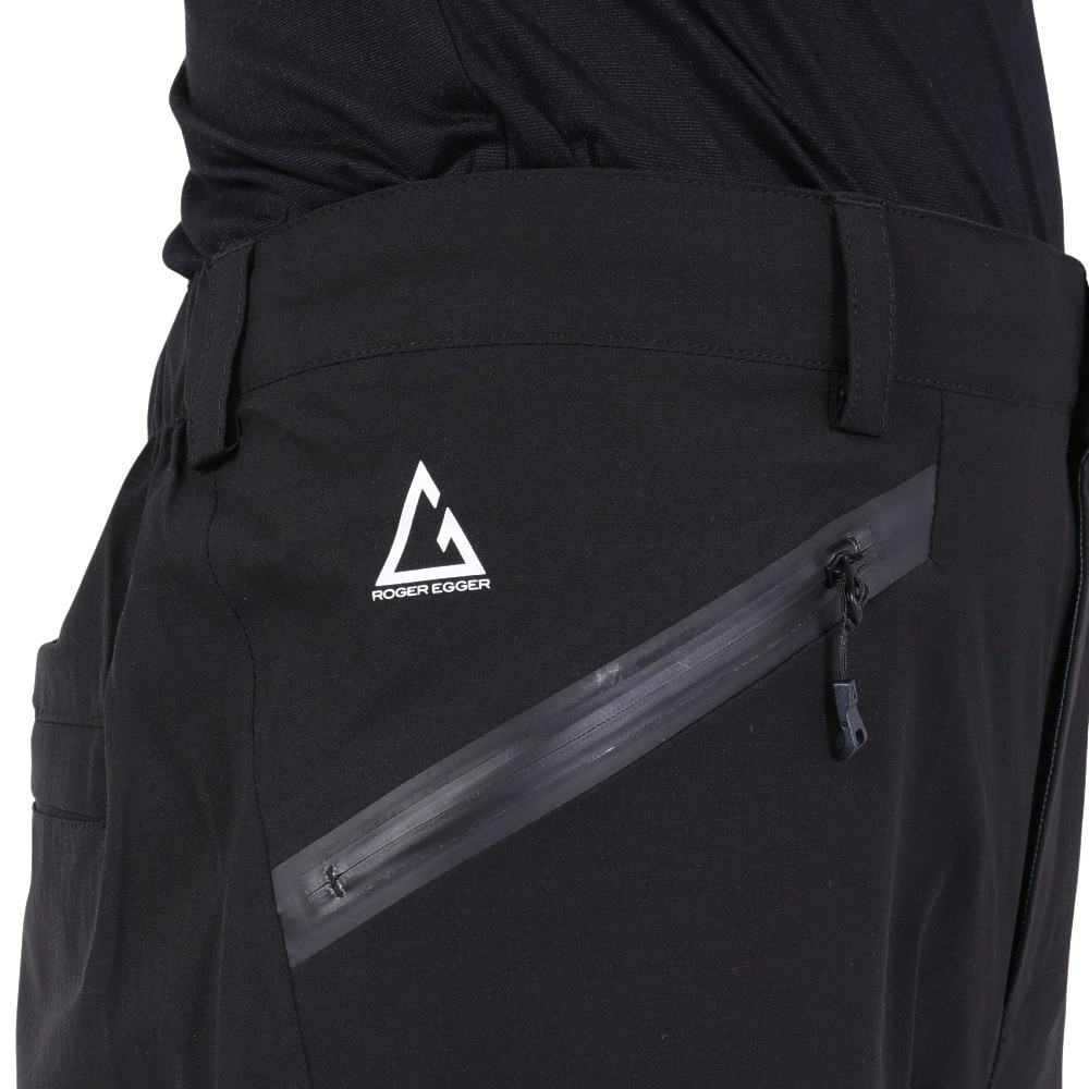 ロジャーエーガー（ROGEREGGER）（メンズ）レインパンツ 防水パンツ CLIMAセンサーライトパンツ RE23SHY5610025BLK ブラック 透湿防水
