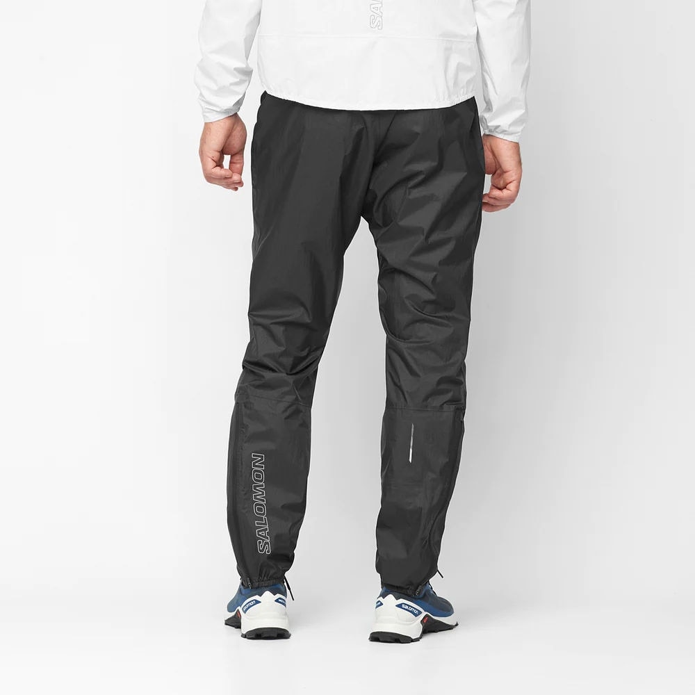 サロモン（SALOMON）（メンズ、レディース）レインパンツ 雨具 耐久 防水透湿 はっ水 軽量 レインウェア ボナッティ ウォタープルーフ LC2059300