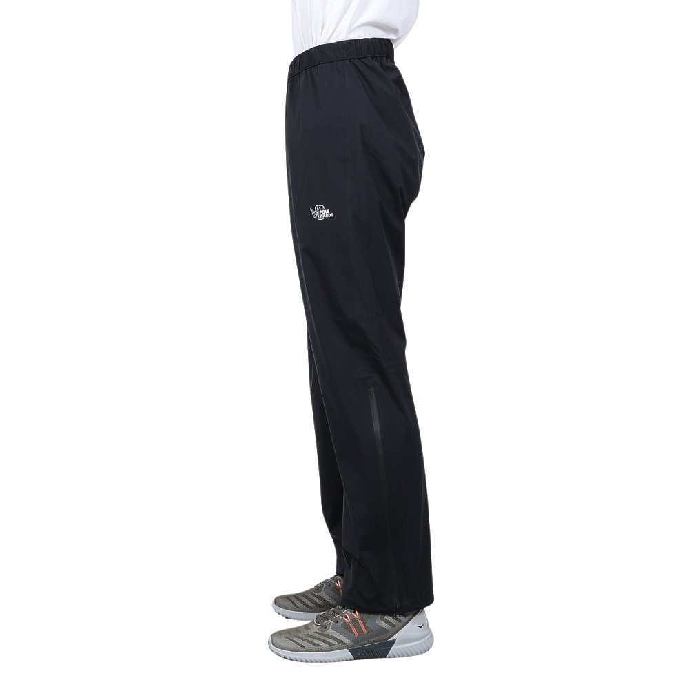 POLEWARDS（メンズ）レインウェア 雨具 防水 DUAL FORCE ストレッチレインパンツ PW2RJD06 BLK ブラック 収納袋付