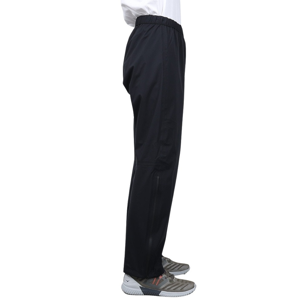 POLEWARDS（メンズ）レインウェア 雨具 防水 DUAL FORCE ストレッチレインパンツ PW2RJD06 BLK ブラック 収納袋付