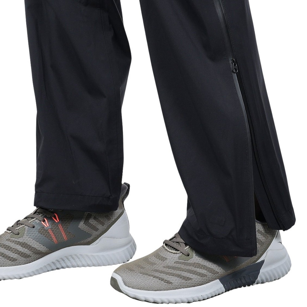 POLEWARDS（メンズ）レインウェア 雨具 防水 DUAL FORCE ストレッチレインパンツ PW2RJD06 BLK ブラック 収納袋付