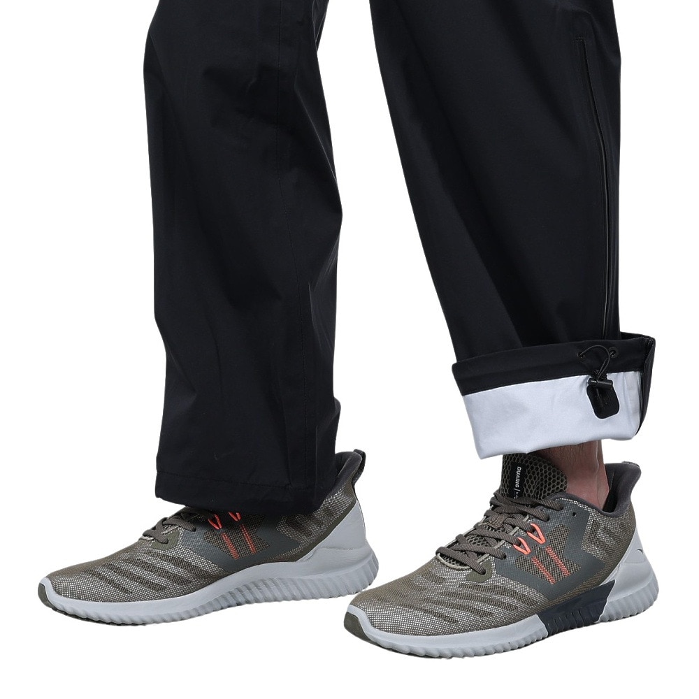 POLEWARDS（メンズ）レインウェア 雨具 防水 DUAL FORCE ストレッチレインパンツ PW2RJD06 BLK ブラック 収納袋付