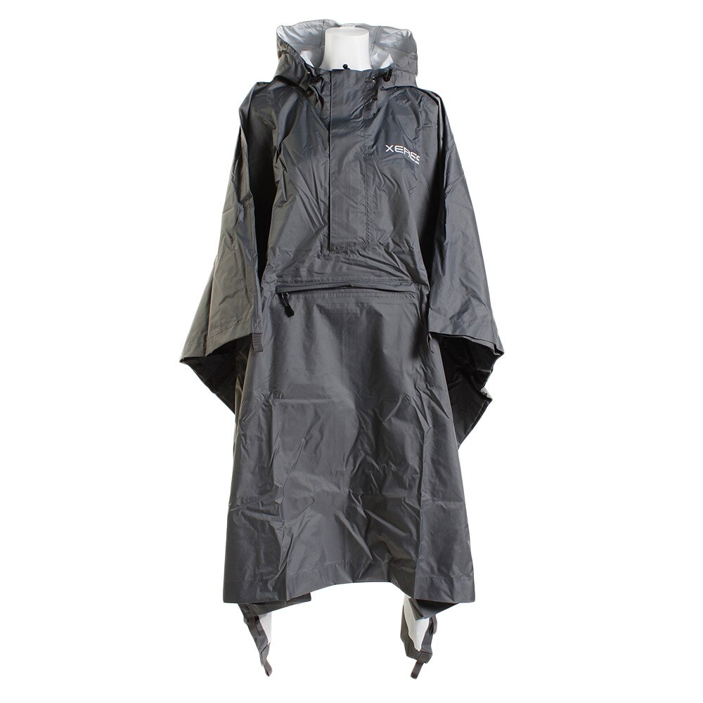  レインウェア 防水 レインポンチョ 561E8KLG4801 GRY レインコート