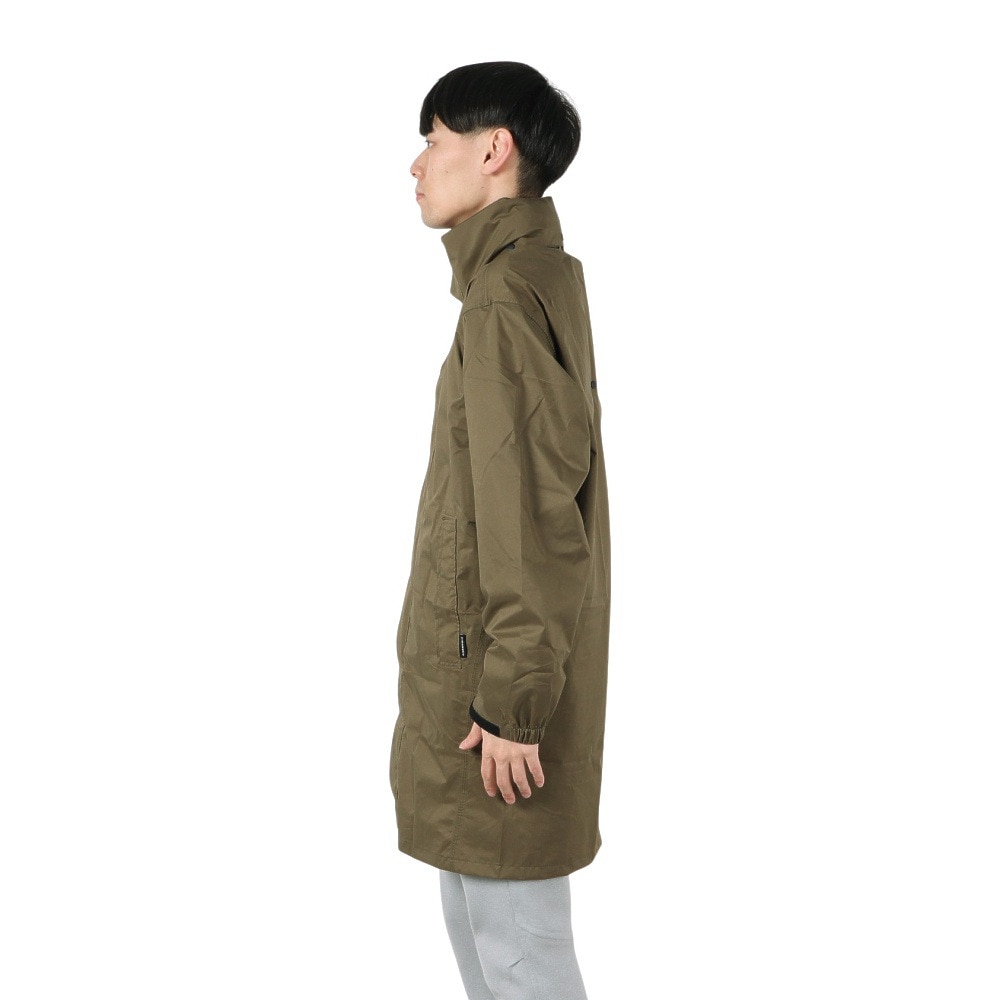 カジメイク（KAJIMEIKU）（メンズ、レディース）レインコート 雨具 防水 バッグインコート 7590 オリーブ