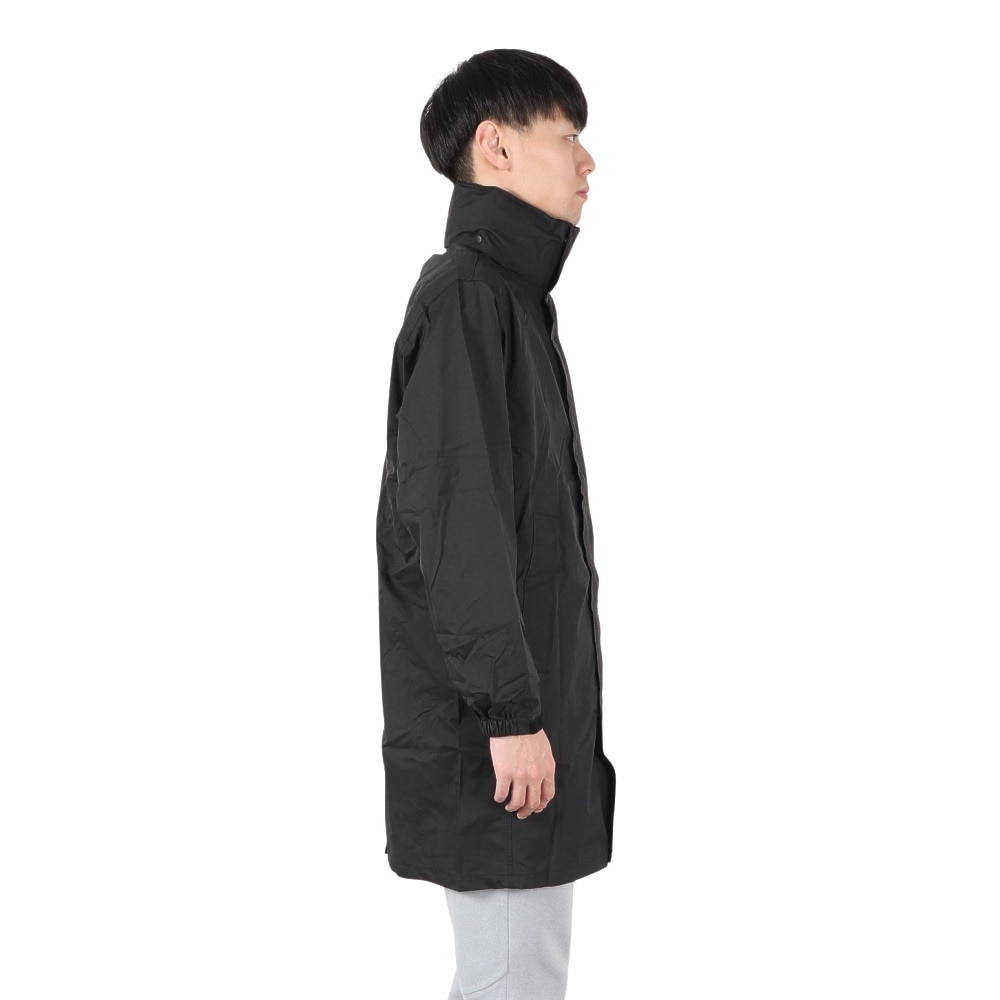 カジメイク（KAJIMEIKU）（メンズ、レディース）レインコート 雨具 防水 バッグインコート 7590 ブラック