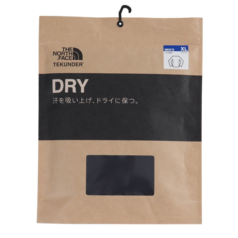 ノースフェイス（THE NORTH FACE）（メンズ）ロングスリーブドライクルー 長袖Tシャツ NU65162 K