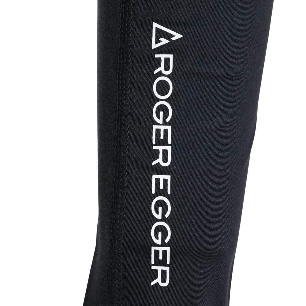 ロジャーエーガー（ROGEREGGER）（メンズ）接触冷感 UVカット 吸汗速乾 ストレッチ 長袖アンダー シャツ クールアンダー RE23SUK5610026BLK ブラック