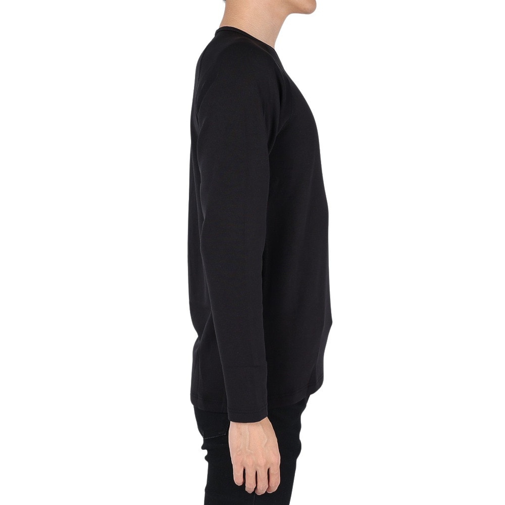 ロジャーエーガー（ROGEREGGER）（メンズ）長袖アンダー シャツ DryWarm B.レイヤーM RE23FGC5610027 BLK ブラック
