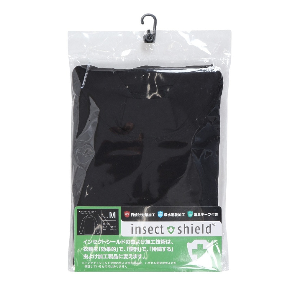 インセクトシールドジャパン（insect shield）（メンズ）長袖アンダーシャツ インセクトシールドモックネック 虫よけ 2065TC-07
