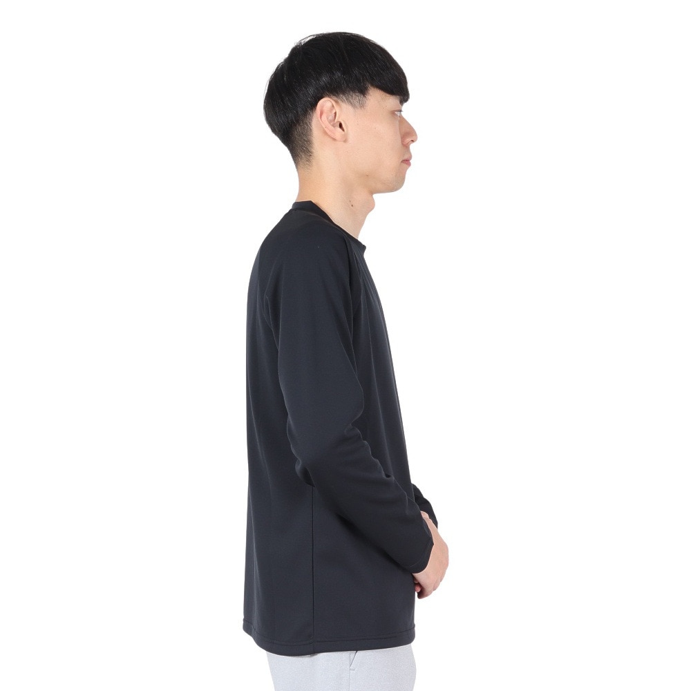ロジャーエーガー（ROGEREGGER）（メンズ）長袖アンダーシャツ ルフトドライ ミッドアンダー RE24JMV5610004 BLK