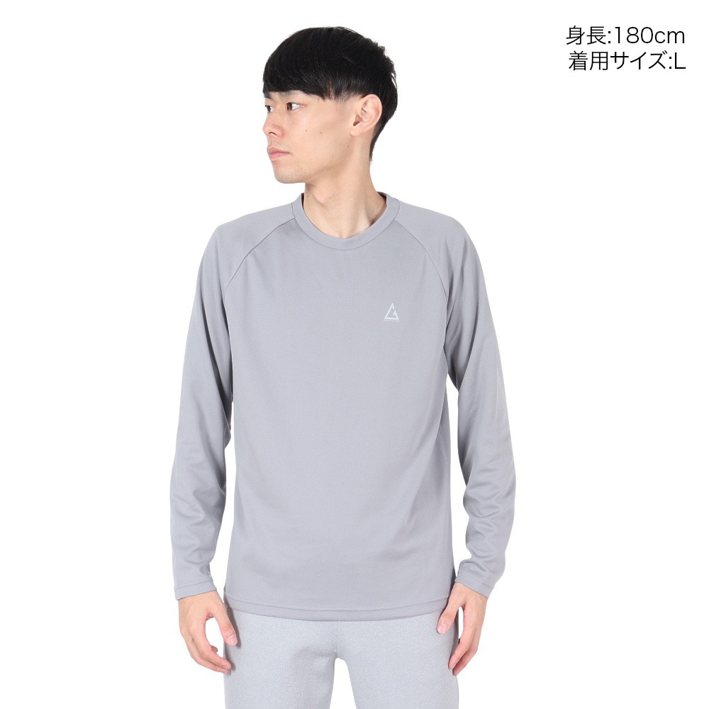 ロジャーエーガー（ROGEREGGER）（メンズ）長袖アンダーシャツ ルフトドライ ミッドアンダー RE24JMV5610004 GRY