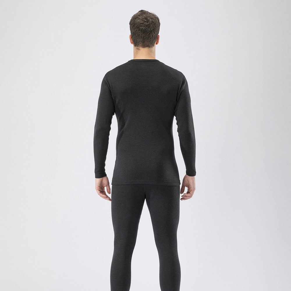 ミズノ（MIZUNO）（メンズ）長袖アンダーシャツ ブレスサーモアンダーウエア 厚手ウール for 極寒 クルーネック長袖シャツ C2JAA60109