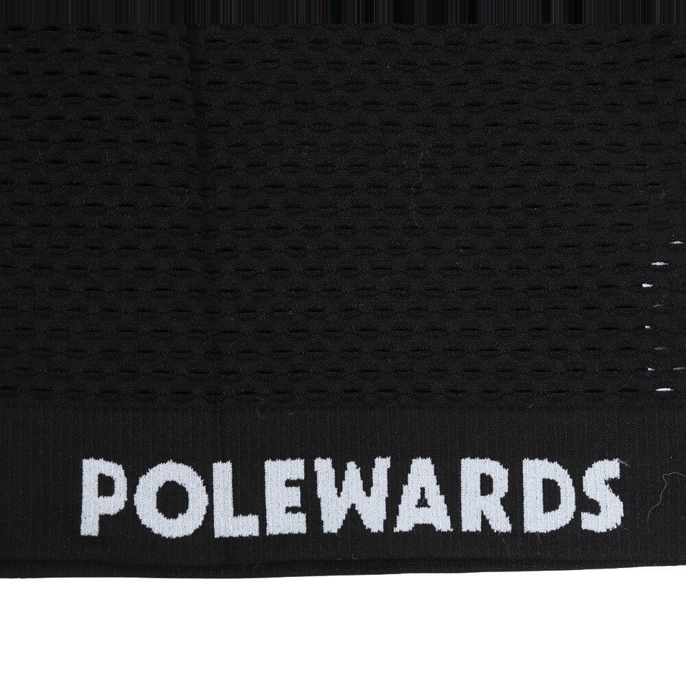 POLEWARDS（メンズ）七分袖 インナー 2枚セット ドライコンフォートメッシュアンダーシャツ PW2HJU05 BLK ブラック 専用洗濯ネット付