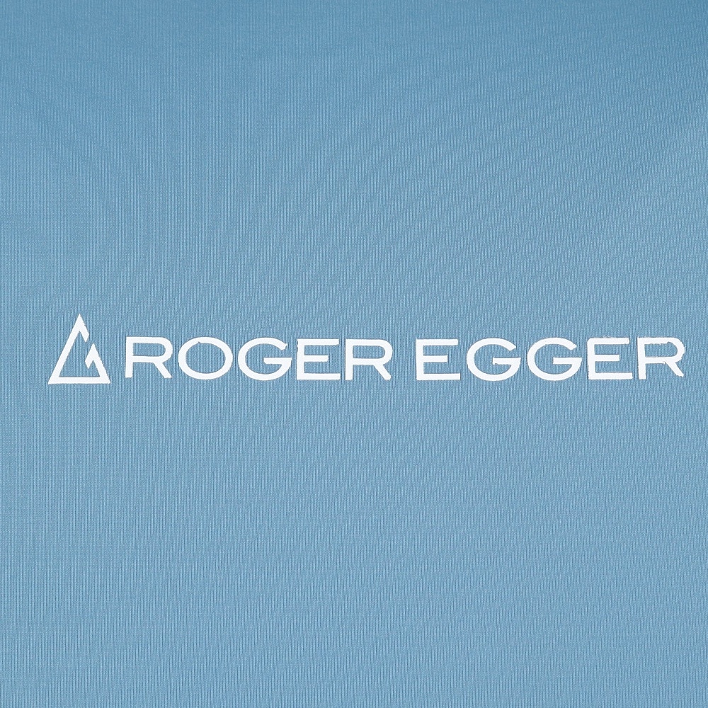ロジャーエーガー（ROGEREGGER）（メンズ）スイスブランド 接触冷感 吸汗速乾 ストレッチ 半袖アンダー シャツ クールアンダー RE23SUK5610027BLU ブルー