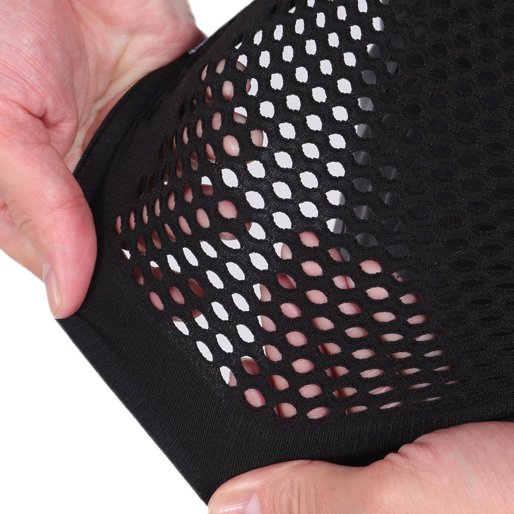 POLEWARDS（メンズ）インナー アンダーウェア ノースリーブ ドライコンフォートメッシュ PW2HJU07 BLK ブラック 洗濯専用ネット付