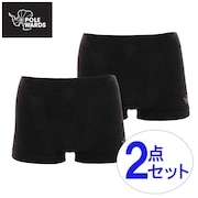 (メンズ)インナー ショーツ 2枚セット 抗菌 消臭 速乾 デオアンダーショーツ PW2HJC11 ブラック 下着 ニットトランクス