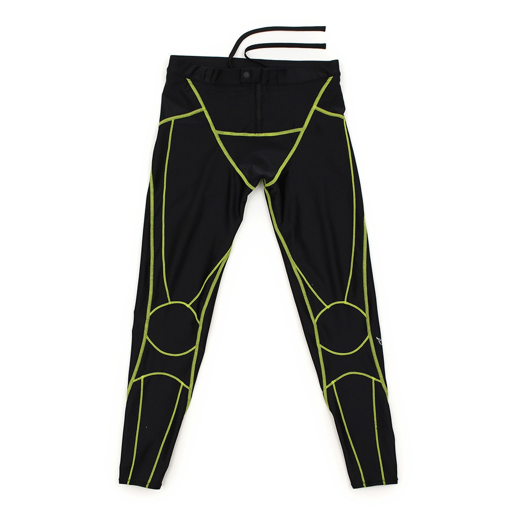  COMPRESSION ロングタイツ PUPPORT TYPE PWI15S0110M BK/YGRN