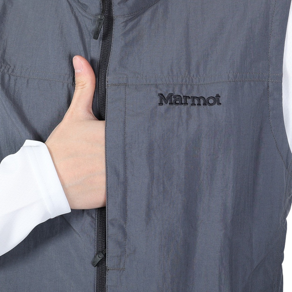 マーモット（Marmot）（メンズ）立ち襟ベスト WR ベスト TOMRJK19XB CGY チャコールグレー★★★