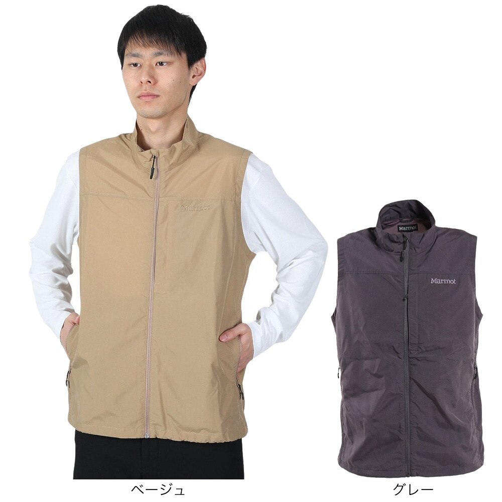 マーモット（Marmot）（メンズ）トレッキングウェア 立ち襟ベスト TOMTJK85XB CGY
