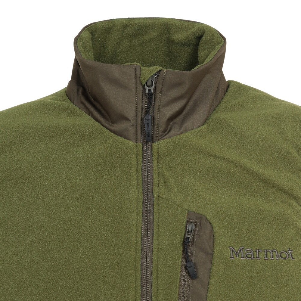 マーモット（Marmot）（メンズ）トレッキングウェア 立ち襟ベスト ヒート フリースベスト TOMUJL84XB KH★★★