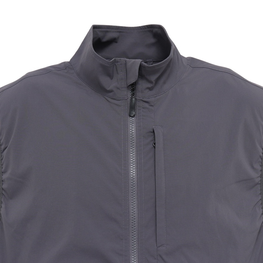 スノーピーク（snow peak）（メンズ）トレッキングウェア 立ち襟ベスト Utility CHARCOAL NSD-JK-25AU003 013