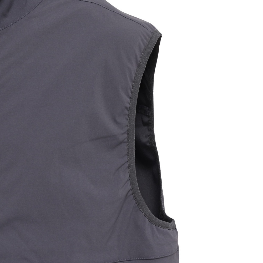 スノーピーク（snow peak）（メンズ）トレッキングウェア 立ち襟ベスト Utility CHARCOAL NSD-JK-25AU003 013