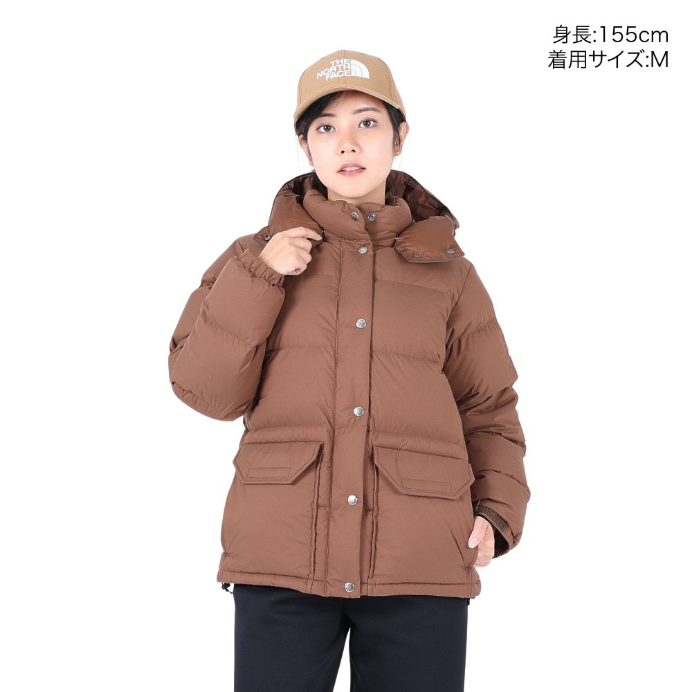 ノースフェイス（THE NORTH FACE）（レディース）ダウンジャケット アウター キャンプシエラショート NDW92230 CC ブラウン