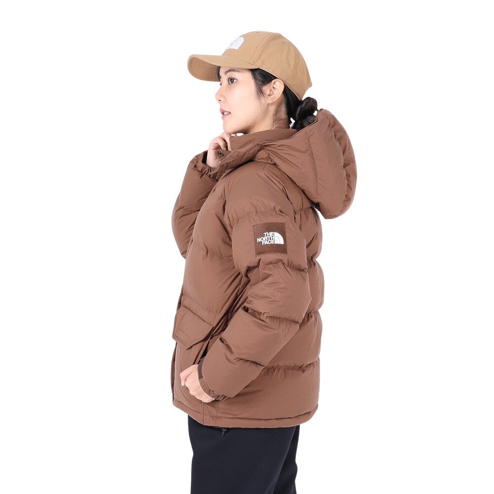 ノースフェイス（THE NORTH FACE）（レディース）ダウンジャケット アウター キャンプシエラショート NDW92230 CC ブラウン