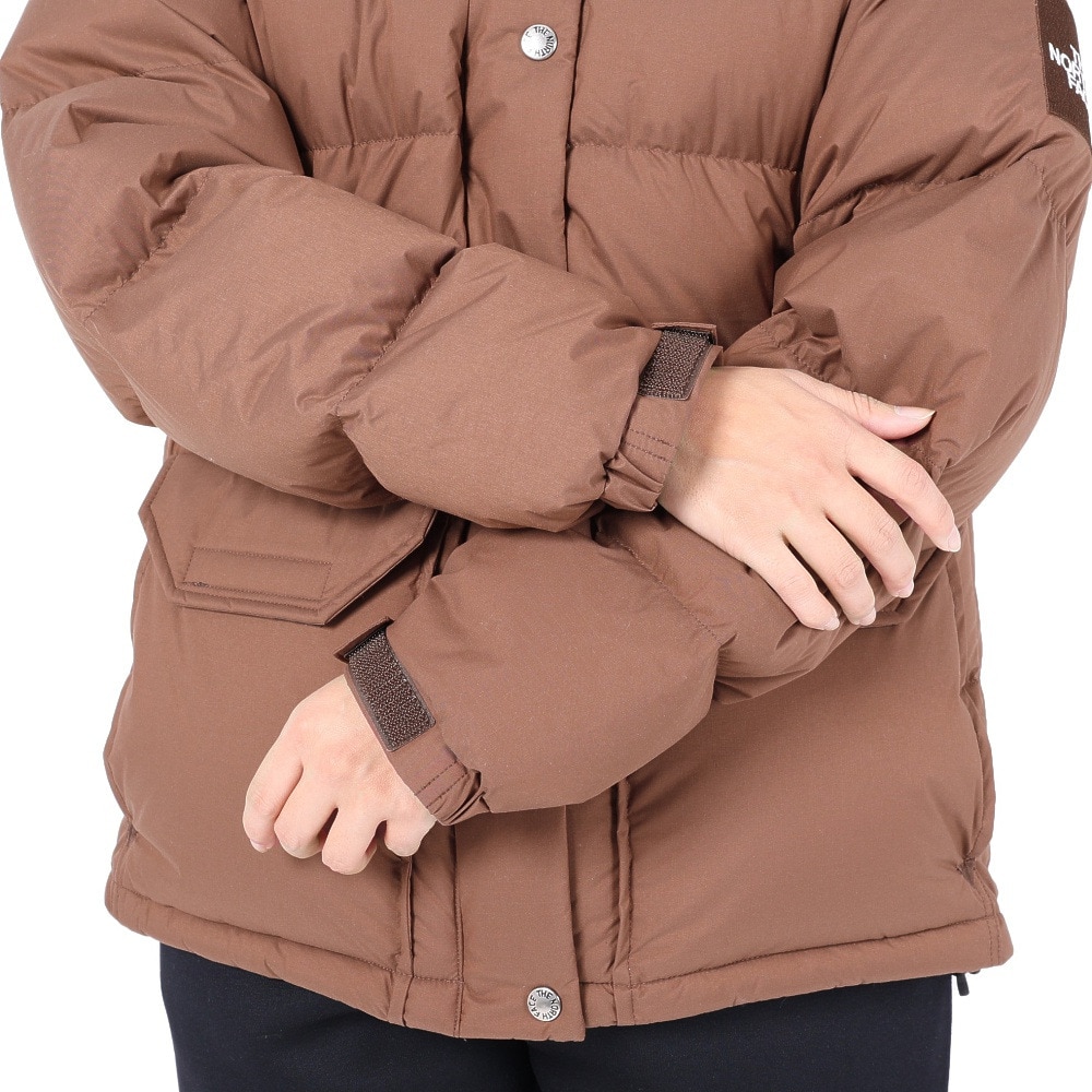 ノースフェイス（THE NORTH FACE）（レディース）ダウンジャケット アウター キャンプシエラショート NDW92230 CC ブラウン