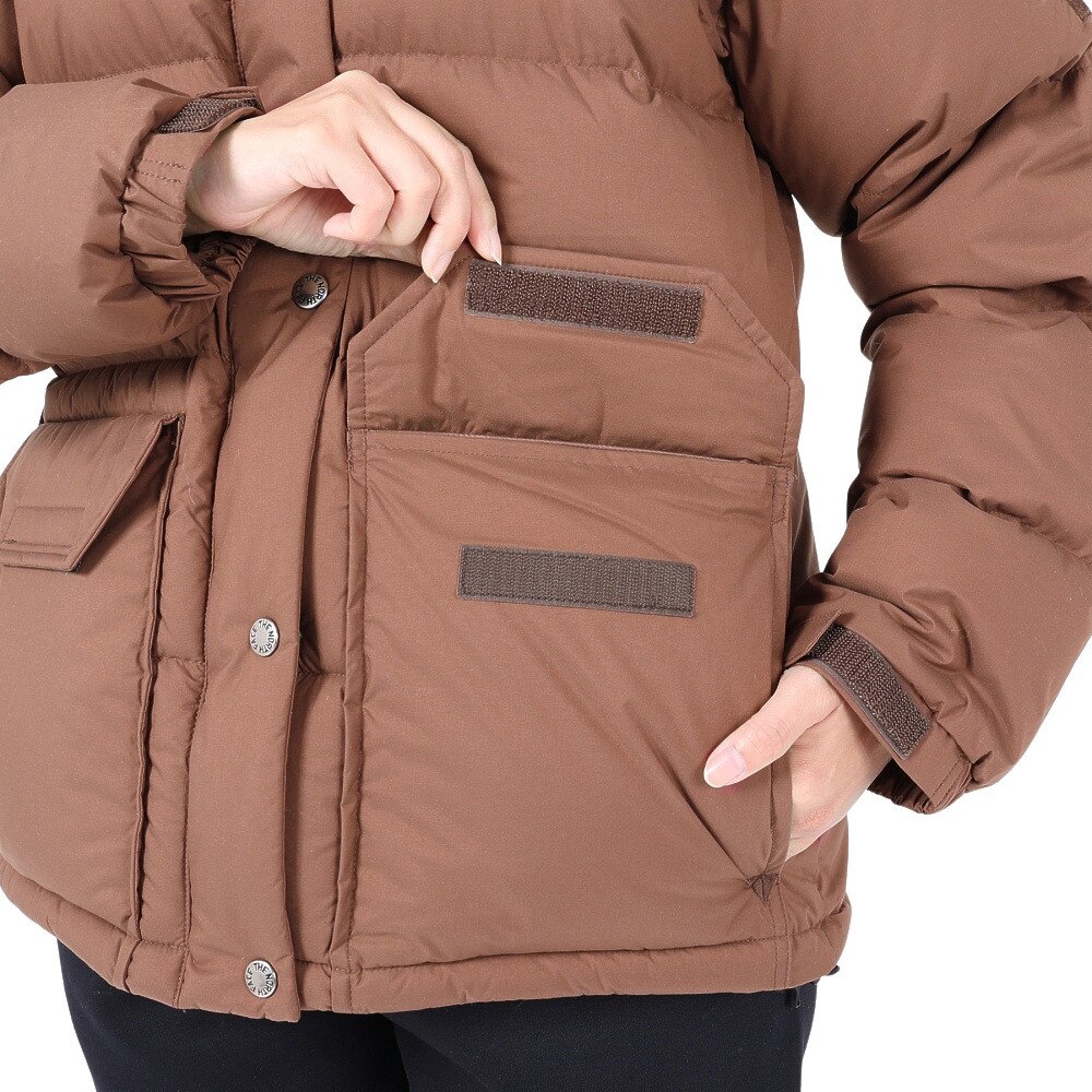 ノースフェイス（THE NORTH FACE）（レディース）ダウンジャケット アウター キャンプシエラショート NDW92230 CC ブラウン